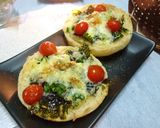 韓国海苔とトマトのトースト　ダシダ風味。作り方4写真