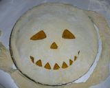 ハロウィンに パンプキンパイ作り方19写真
