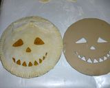 ハロウィンに パンプキンパイ作り方21写真
