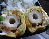おでんの残りで☆可愛いちくわの卵焼き作り方3写真
