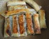 肉味噌＆チーズの春巻き焼き★作り方9写真