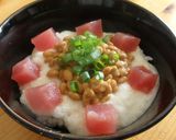 第2弾!マグロの山かけ ~納豆MIX~作り方7写真