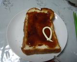 お好み焼き風☆デコレーショントースト作り方2写真