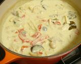 クリーミーなグリーンカレー作り方3写真