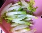 かまぼこと白菜の炒め物作り方1写真