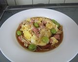 簡単ポークビッツと卵でとろーりあんかけ作り方5写真