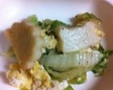かまぼこと白菜の炒め物作り方4写真