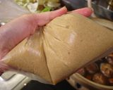 鍋にもピッタリ！もっちもちの茄子明太団子作り方3写真