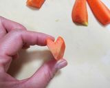 ハートにんじんのお肉巻♥お弁当にも作り方3写真