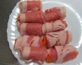 ハートにんじんのお肉巻♥お弁当にも作り方6写真