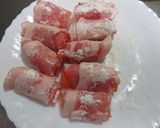 ハートにんじんのお肉巻♥お弁当にも作り方7写真