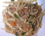 ✿じゃが芋きんぴらの豚ひき肉辛みそ炒め✿作り方5写真