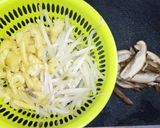 もやし★味噌汁作り方1写真