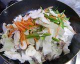 野菜たっぷり♪焼きビーフン作り方6写真