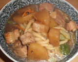飲茶風～牛筋やばら肉と大根の中華風煮込み作り方5写真