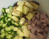 一日分の野菜ジュースで☆ポテサラぱん作り方10写真