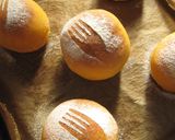 一日分の野菜ジュースで☆ポテサラぱん作り方8写真
