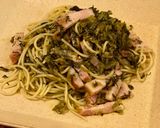 ベーコン入りからし高菜のパスタ作り方6写真