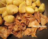 豚肉と里芋のうま照り炒め作り方7写真