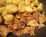 豚肉と里芋のうま照り炒め作り方7写真