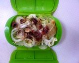 ☆シリコンスチーマーでアンチョビパスタ☆作り方2写真