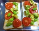 アボカドとトマトの和風トースト作り方3写真