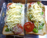 アボカドとトマトの和風トースト作り方4写真