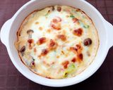 味噌クリームソースで♪和風豆腐グラタン作り方7写真