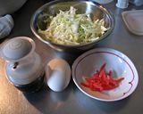 きゃべたま丼作り方1写真