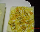 いつもの卵サンド＋洋ナシ缶＋あらびき胡椒作り方4写真