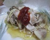韓国風❤きのこと豚肉の紙包み焼き作り方6写真