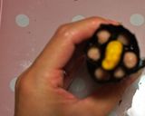 ポークビッツの＊お花＊飾り巻き寿司作り方5写真