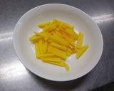 柿のペペロンチーノ風作り方1写真