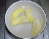 りんごと生姜のホットミルク作り方1写真