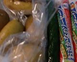 マヨソースで、おさかなソーセージ ポテト作り方1写真