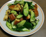 伊達巻ときゅうりの、塩昆布あえ作り方5写真