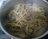 ごぼうと牛肉の甘辛煮♡お弁当にも♬作り方3写真