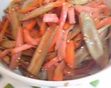 赤棒入りきんぴら作り方4写真