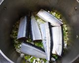 ねぎたっぷり！秋刀魚のしょうが煮作り方2写真