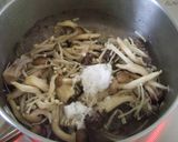 ご飯もパンもワインにも♫きのこ牛肉の佃煮作り方5写真