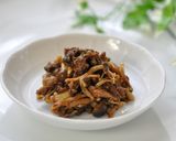 ご飯もパンもワインにも♫きのこ牛肉の佃煮作り方7写真