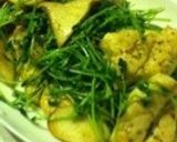 豆苗・エリンギ・鶏ささみのソテー作り方7写真