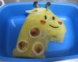 きりんのお弁当（キャラ弁）作り方4写真