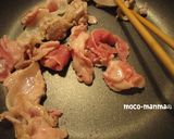 こくうま♪豚ときのこの胡麻味噌丼作り方4写真