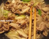 こくうま♪豚ときのこの胡麻味噌丼作り方5写真