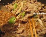 こくうま♪豚ときのこの胡麻味噌丼作り方6写真