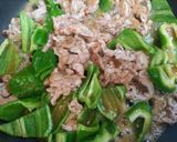 簡単夕飯！豚こまピーマン味噌炒め主菜作り方7写真