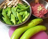 モロッコいんげんと青茄子の甘味噌炒め作り方1写真