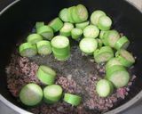 モロッコいんげんと青茄子の甘味噌炒め作り方3写真
