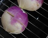 あやめ雪蕪のグリル葉っぱソース作り方6写真